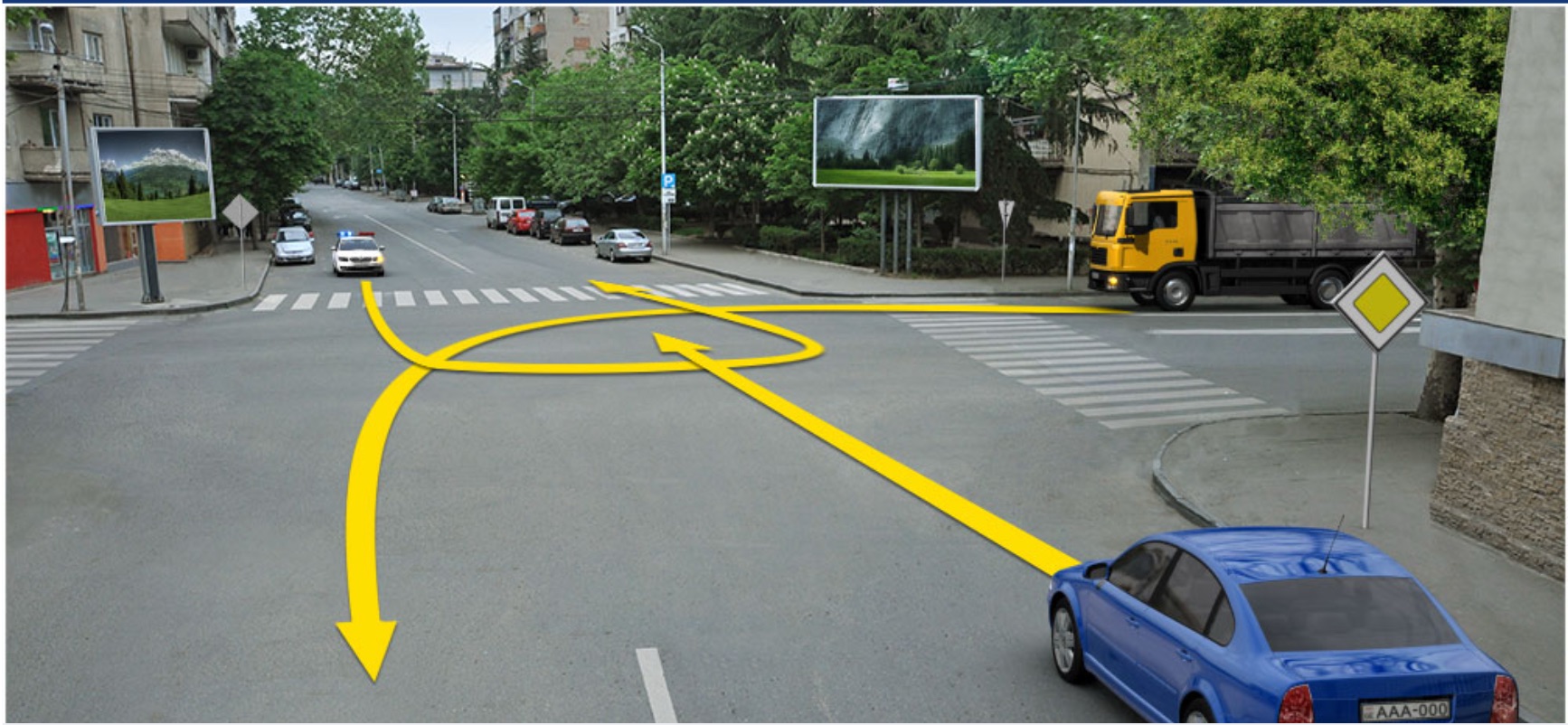 Вопрос 11 ПДД Грузия