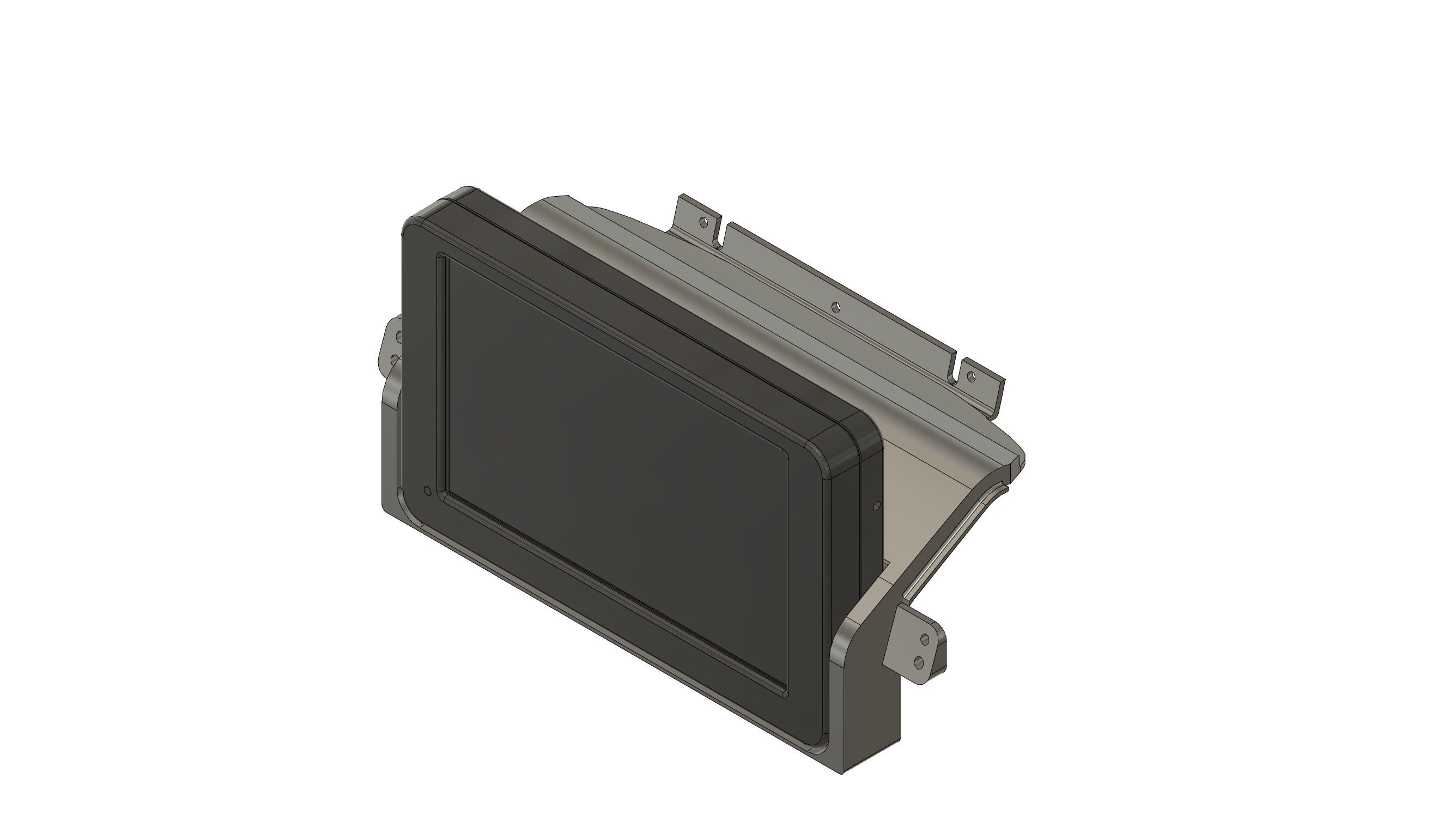 Holley EFI 7in Digital Dash on central gps dash IS200 IS300 Altezza