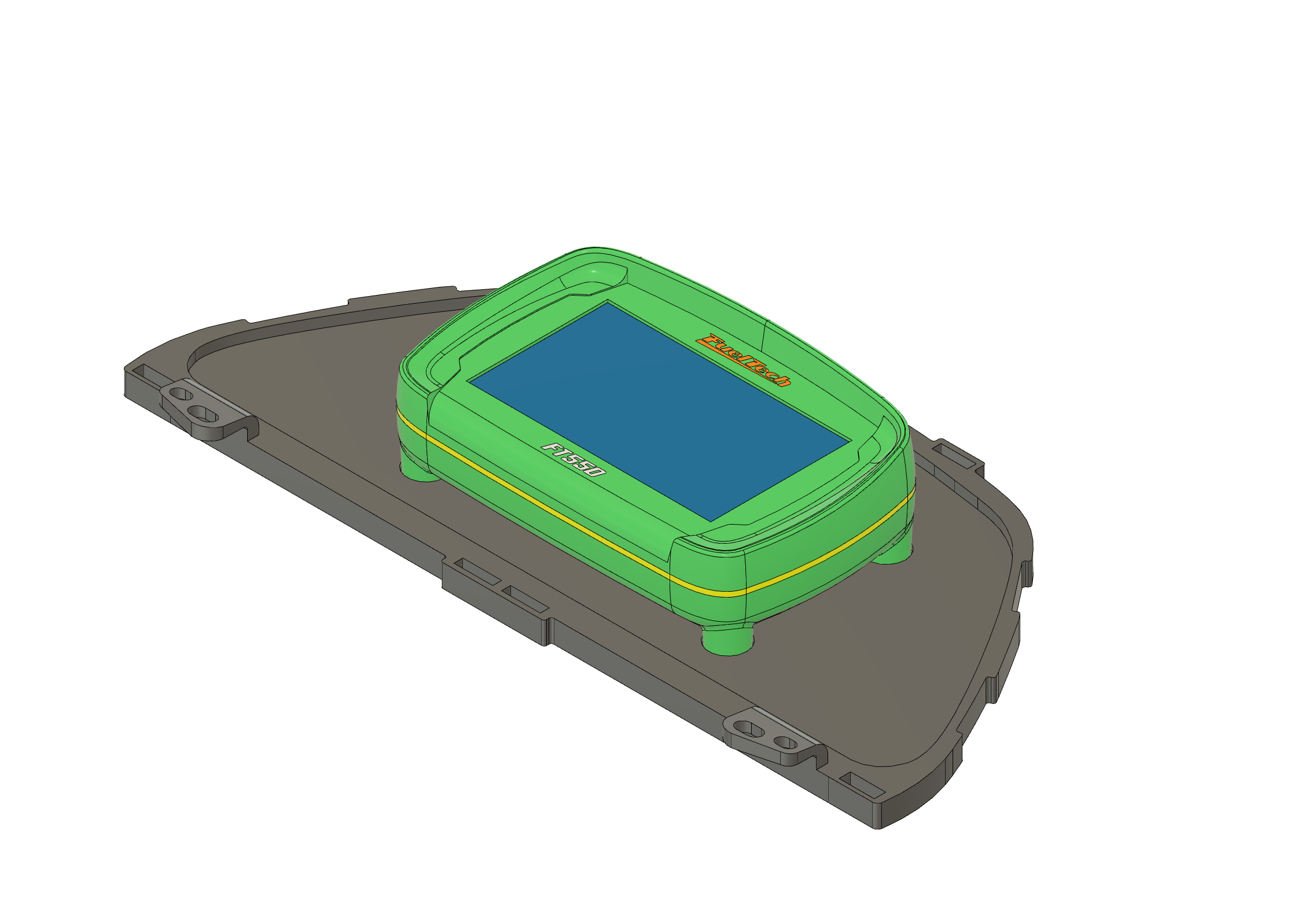 FuelTech FT550 Dash on Lexus Toyota IS200 IS300 - Altezza cluster