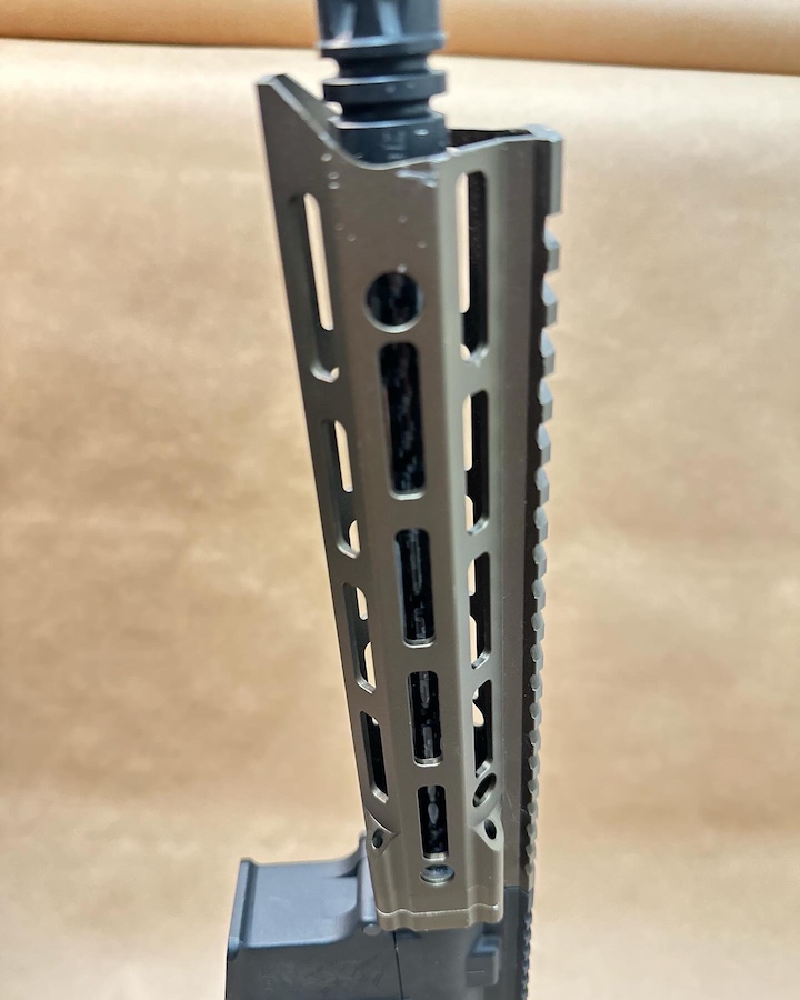 Forged carbon fiber outer barrel for M4/AR15 AEG Airsoft rifles