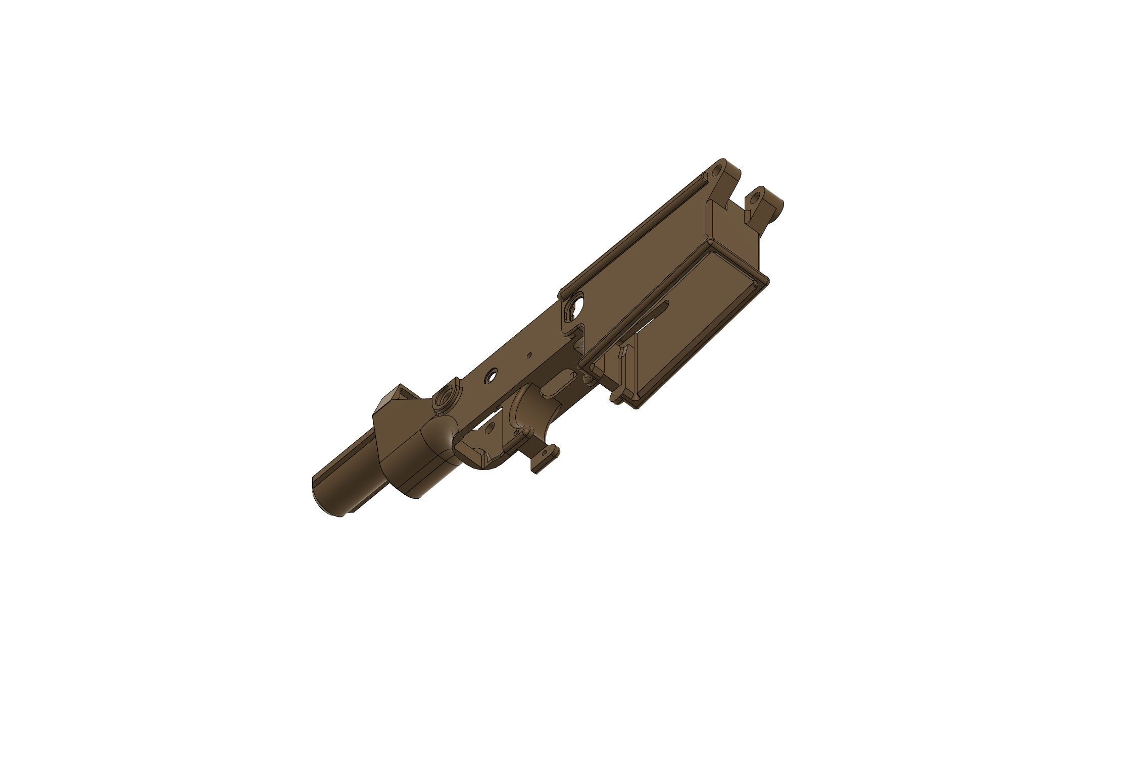 SR-25 - VFC DMR - Body Lower 3D model STL