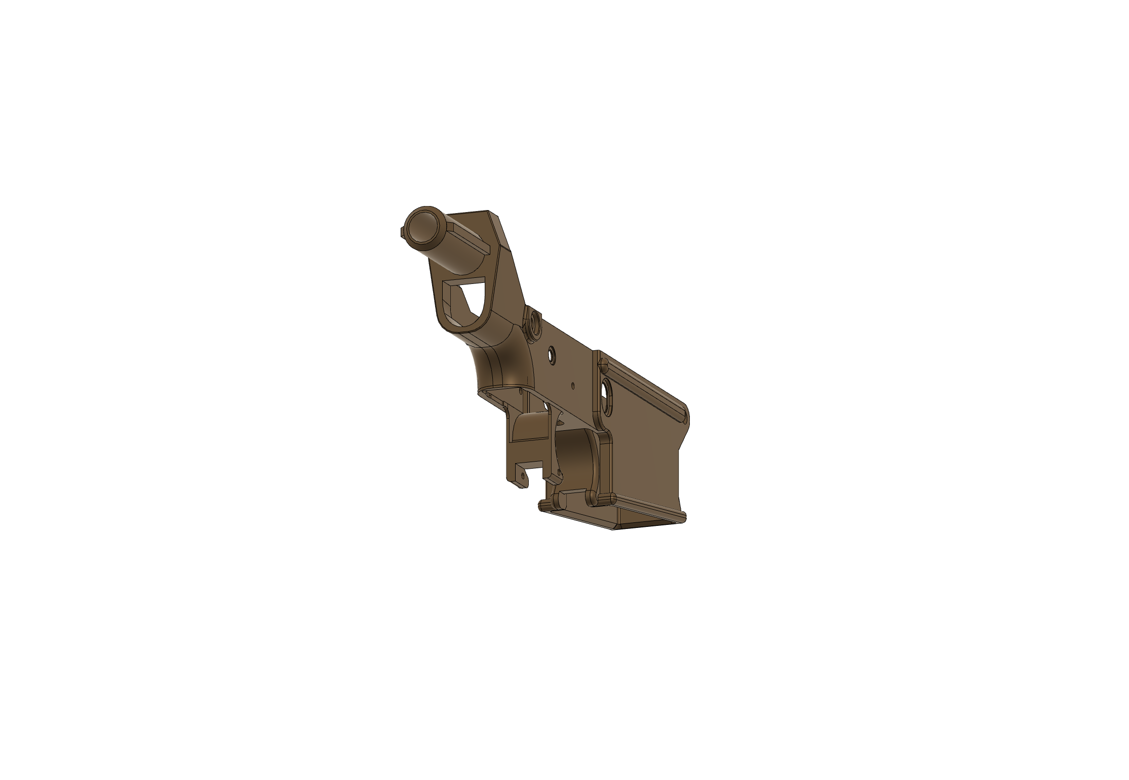 SR-25 - VFC DMR - Body Lower 3D model STL