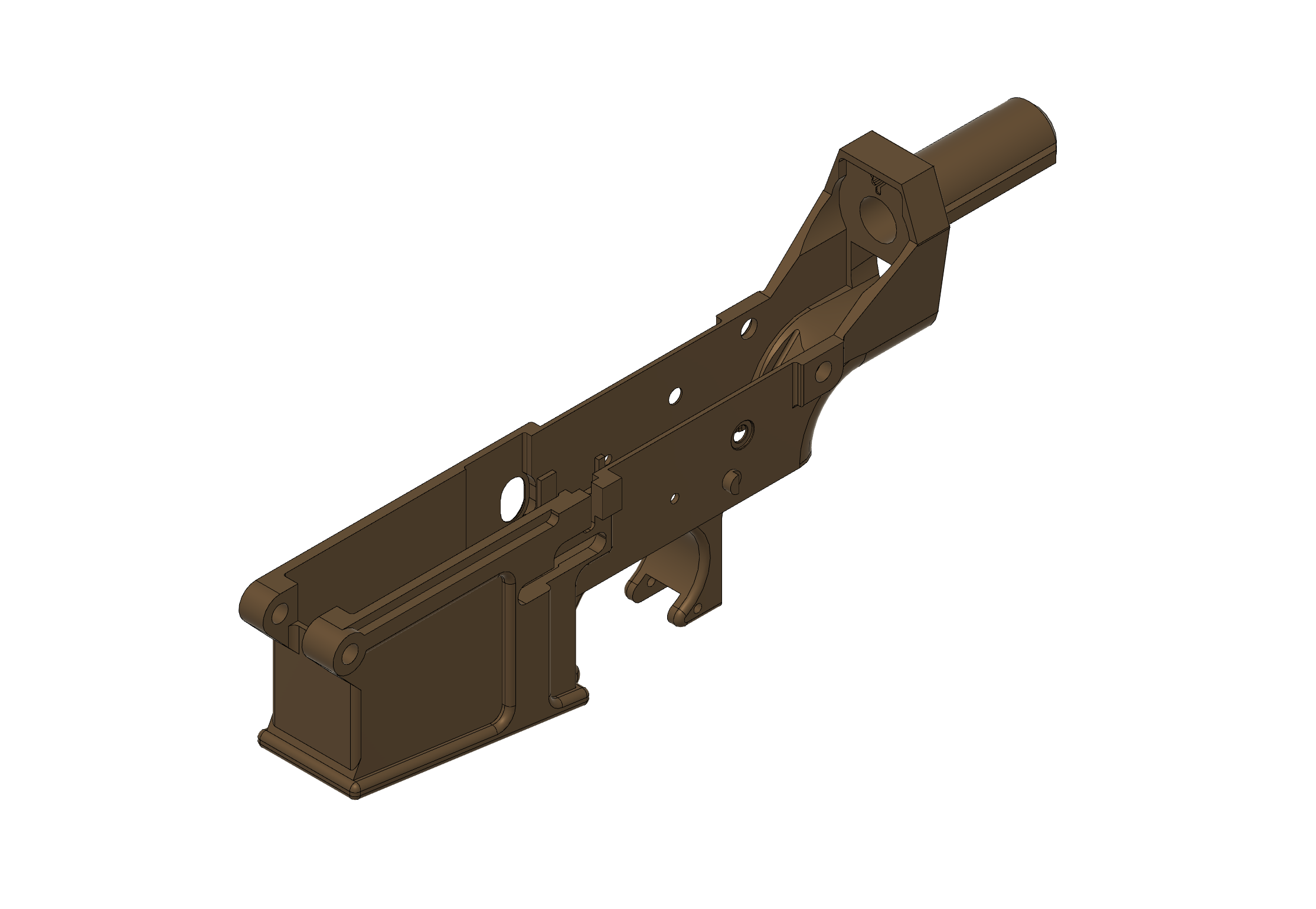 SR-25 - VFC DMR - Body Lower 3D model STL