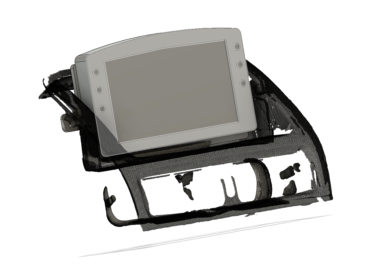 is200 custom dash en central panel GPS