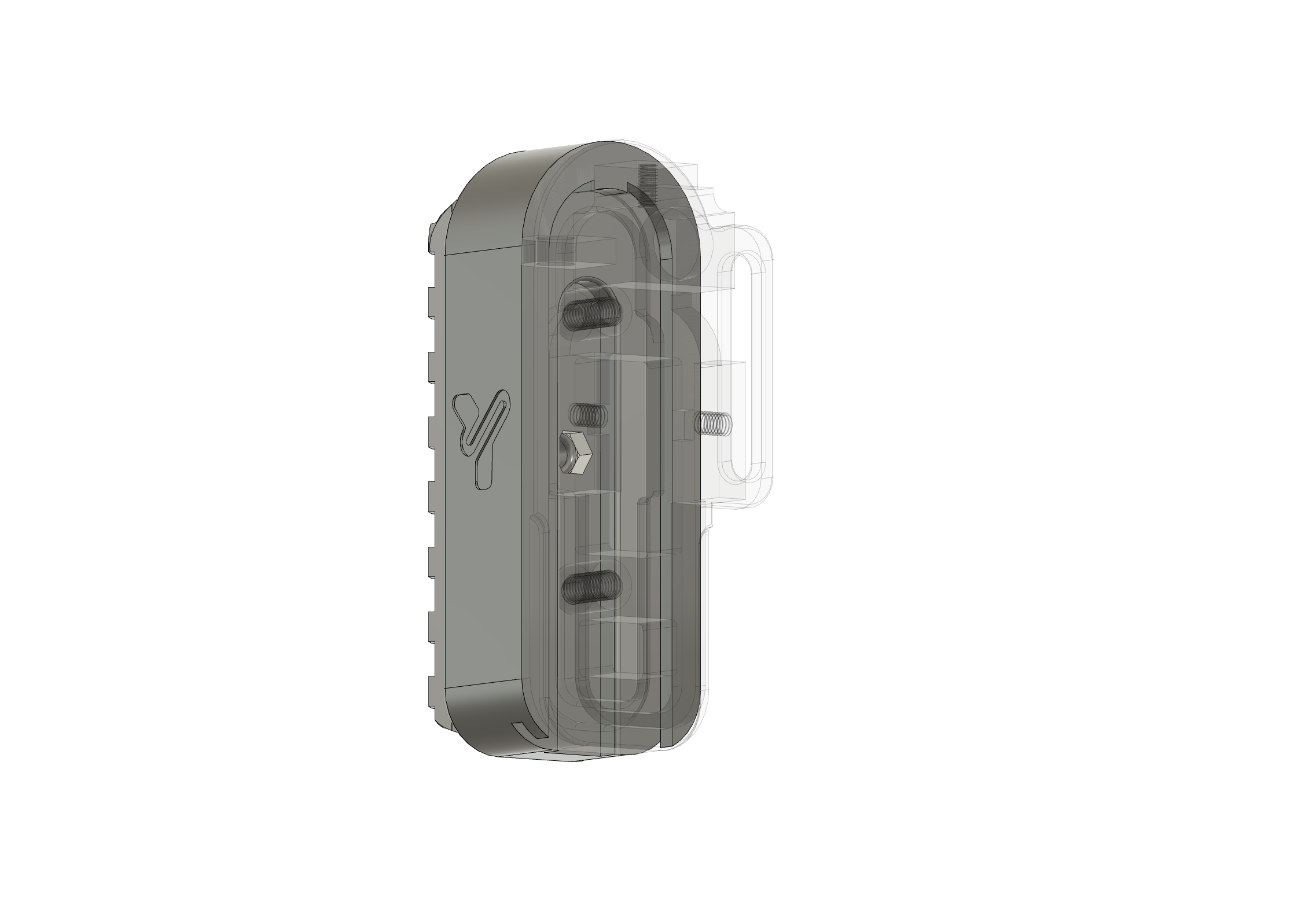 Adaptador trasero Picatinny para SCAR-L con opción de culata plegable