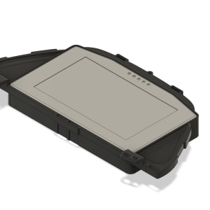 Pantalla BTI7 en Tablero de instrumentos de Toyota