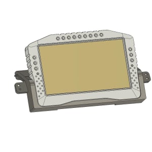 Pantalla ECU MASTER ADU 7 (7inch) en central panel GPS
