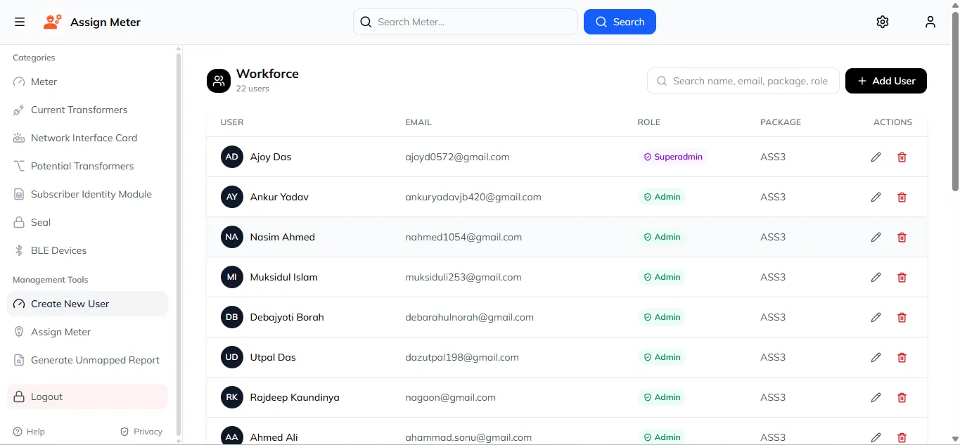Assign Meter screenshot 1