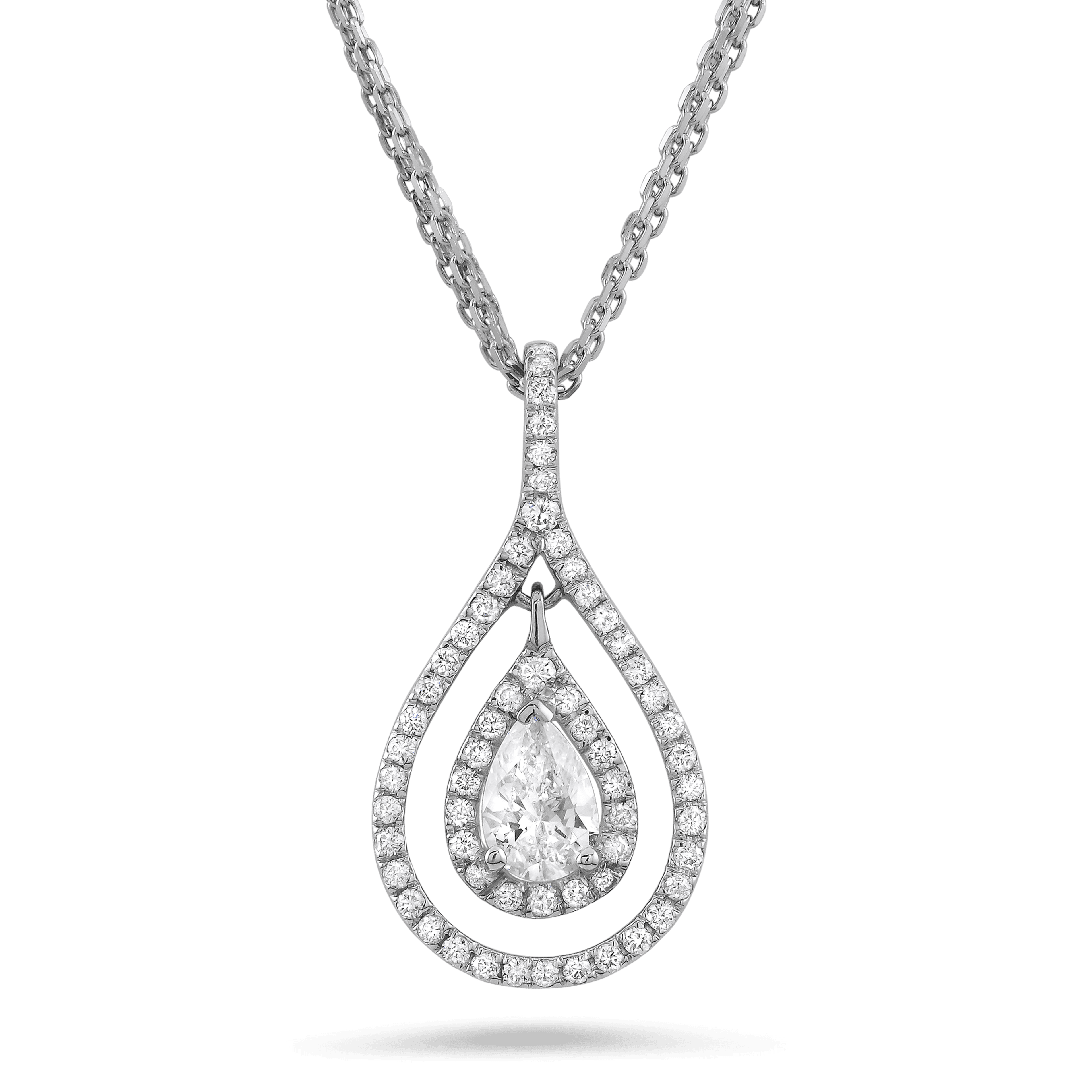 Diamond Teardrop Necklace