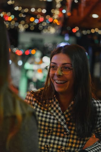 An image of showing dancing in a night with a happy atmosphere.