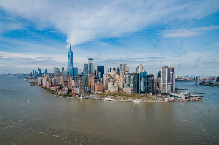 An image of a cityscape, urban, landscape, and travel in a landmark.