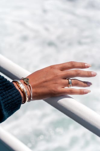 An image of a travel and conceptual engaged in craft in an outdoor setting.