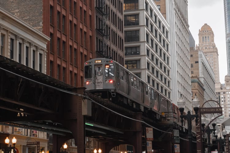 An image of a urban, cityscape, and travel engaged in running in a landmark.