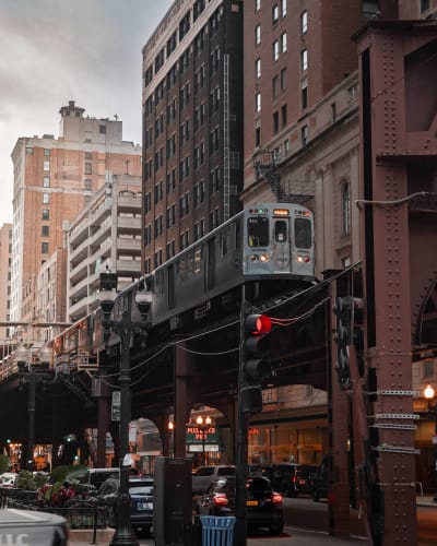 An image of a cityscape, urban, street, and travel engaged in walking.