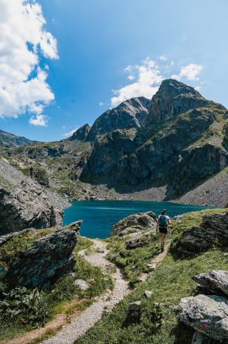 An image of a landscape, nature, and travel in a mountain.