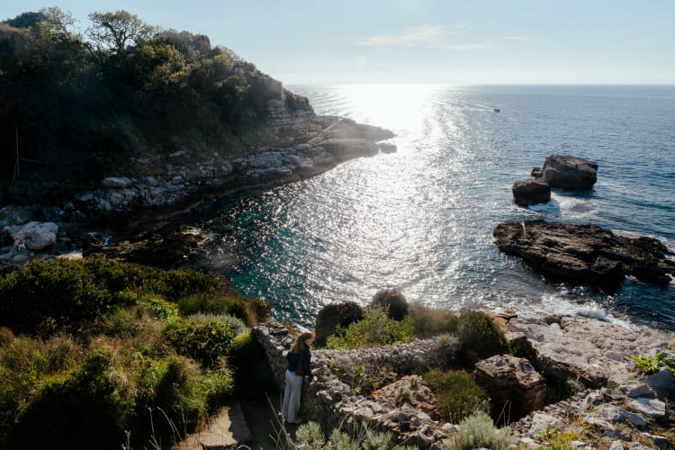 An image of a landscape, travel, and nature in a summer with a calm atmosphere.