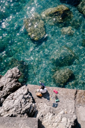 An image of a travel in a summer with a calm atmosphere.