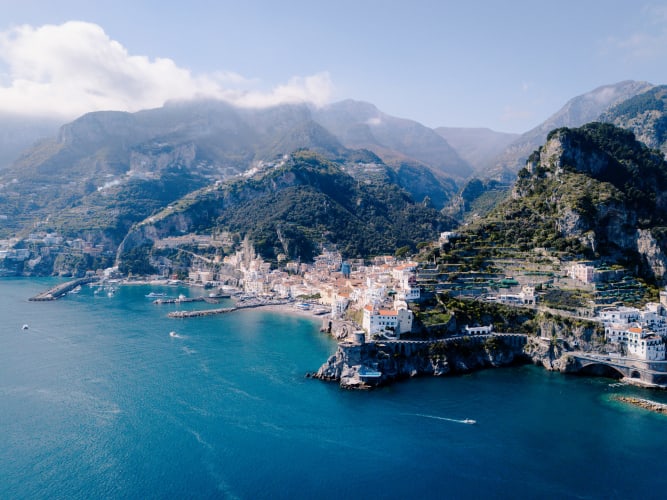 An image of a travel, landscape, cityscape, and architecture in a mountain.