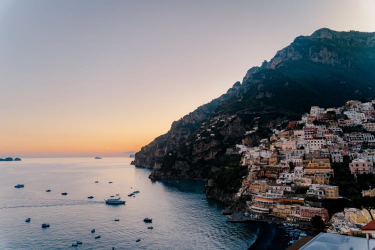 An image of a travel, cityscape, and landscape in a sunrise.