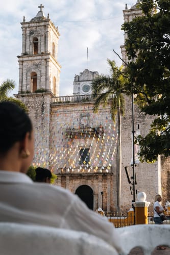 An image of a travel, architecture, and street engaged in reading in a city.