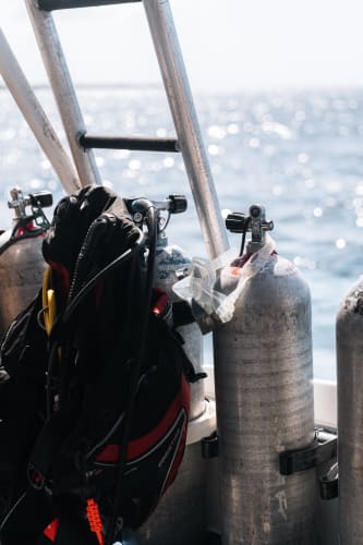 An image of a travel engaged in craft in a workspace.