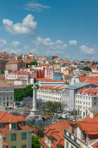 An image of a cityscape, urban, street, travel, and gardens.