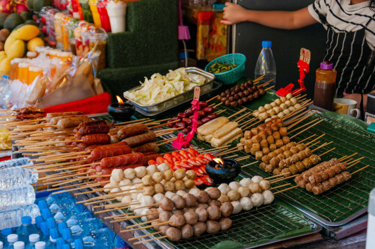 An image of a food and drink engaged in craft in an outdoor setting.