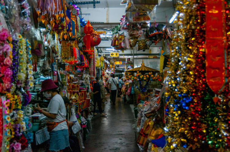 An image of a interior, street, and travel engaged in craft in an indoor setting.