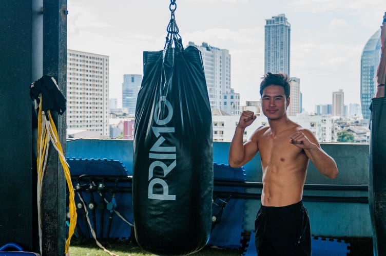 An image of a self-portrait and urban engaged in sport in a home.