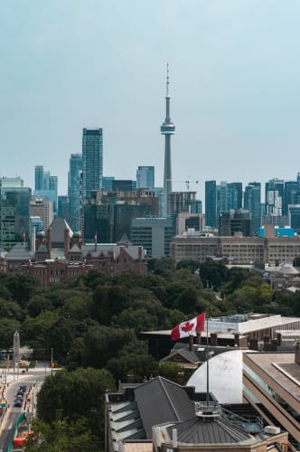 An image of a cityscape, urban, gardens, and landscape in a landmark.