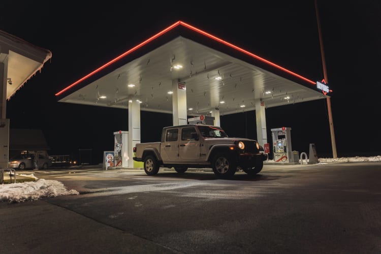 An image of a conceptual engaged in working in a night.