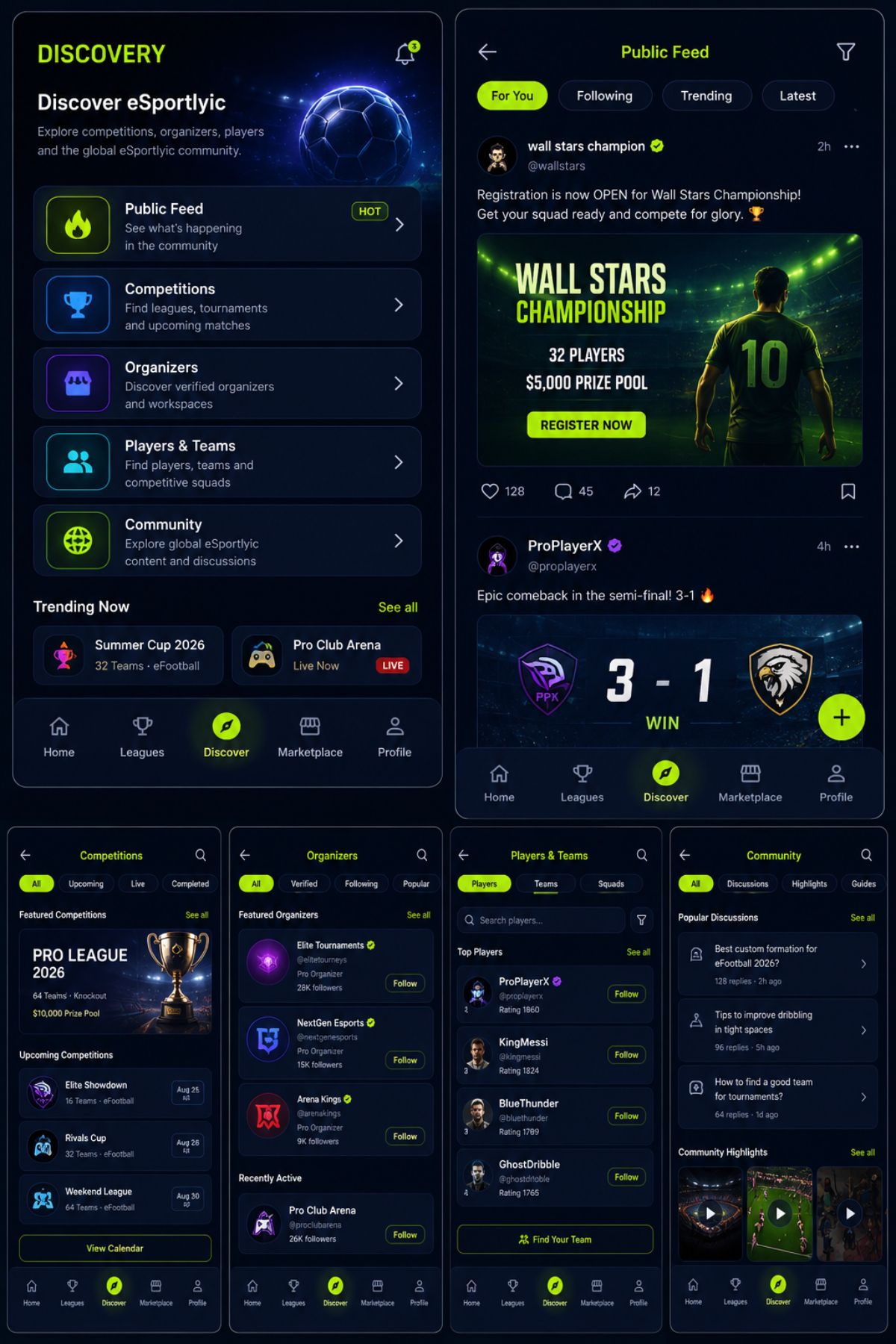 eSportlyic - screen 1