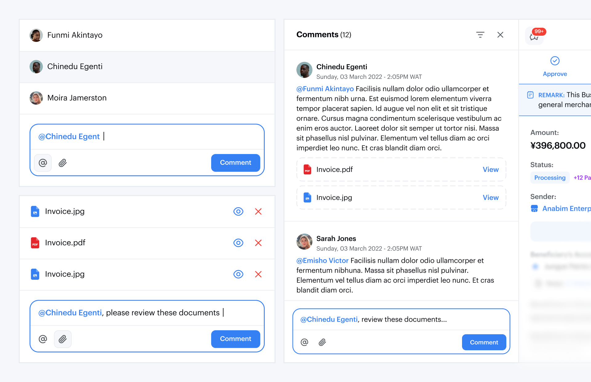Back Office case study interface 11