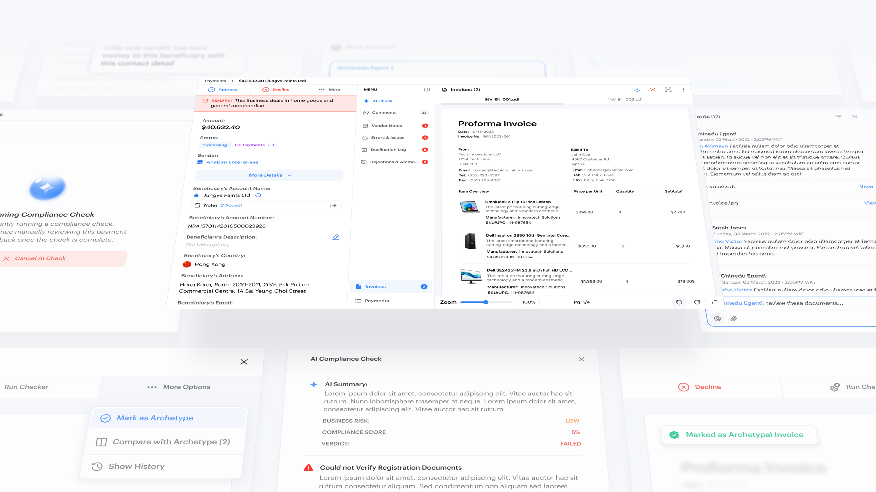 Back Office case study interface 03