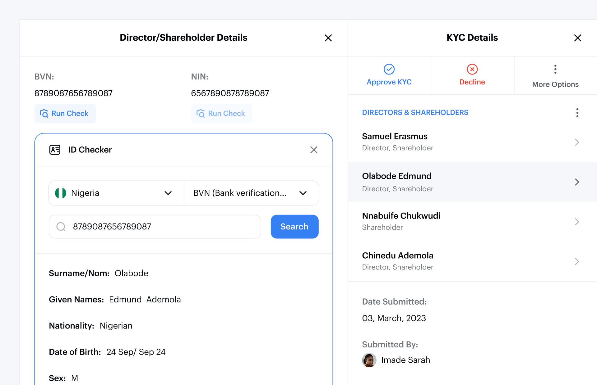 Back Office case study interface 21
