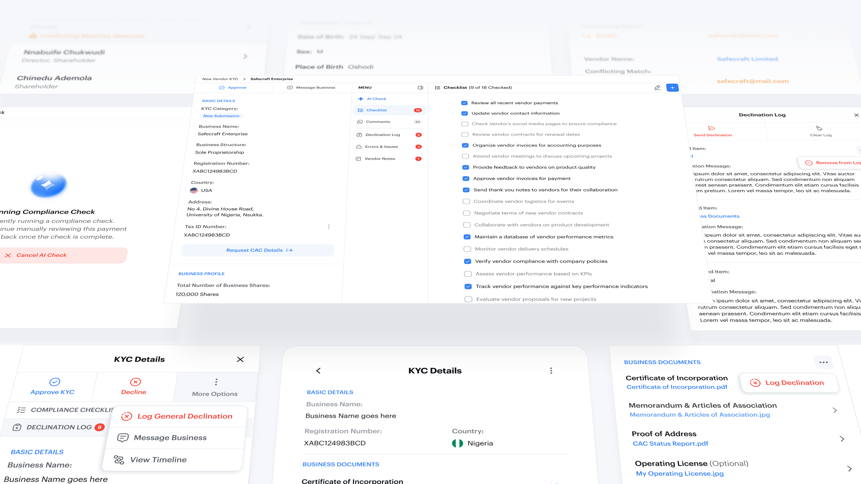 Back Office case study interface 16