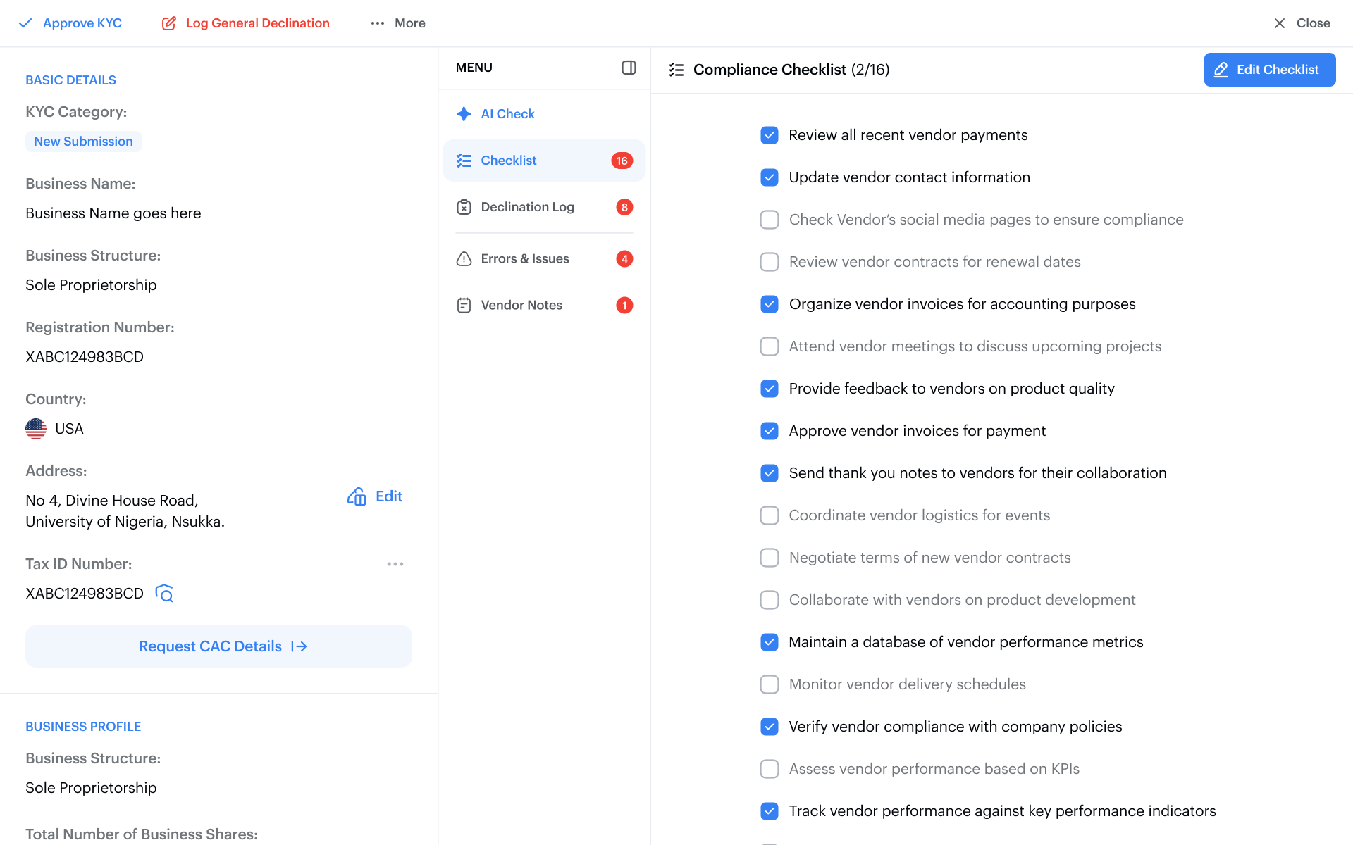 Back Office case study interface 25