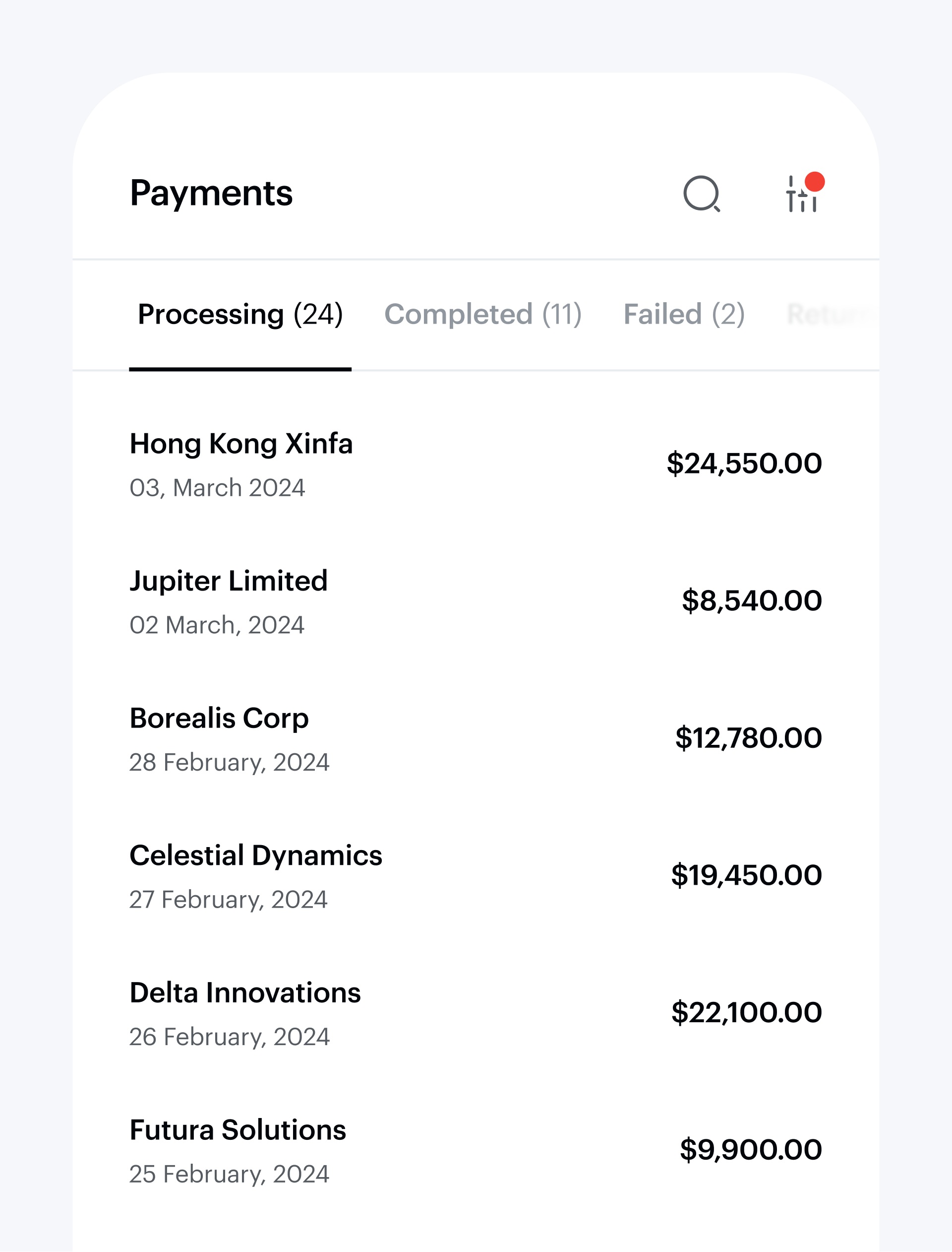 Vendor Platform case study interface 20