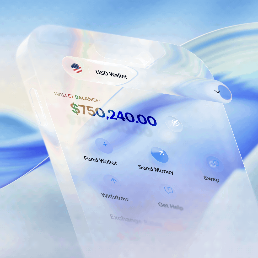 Liquid Glass Fintech App