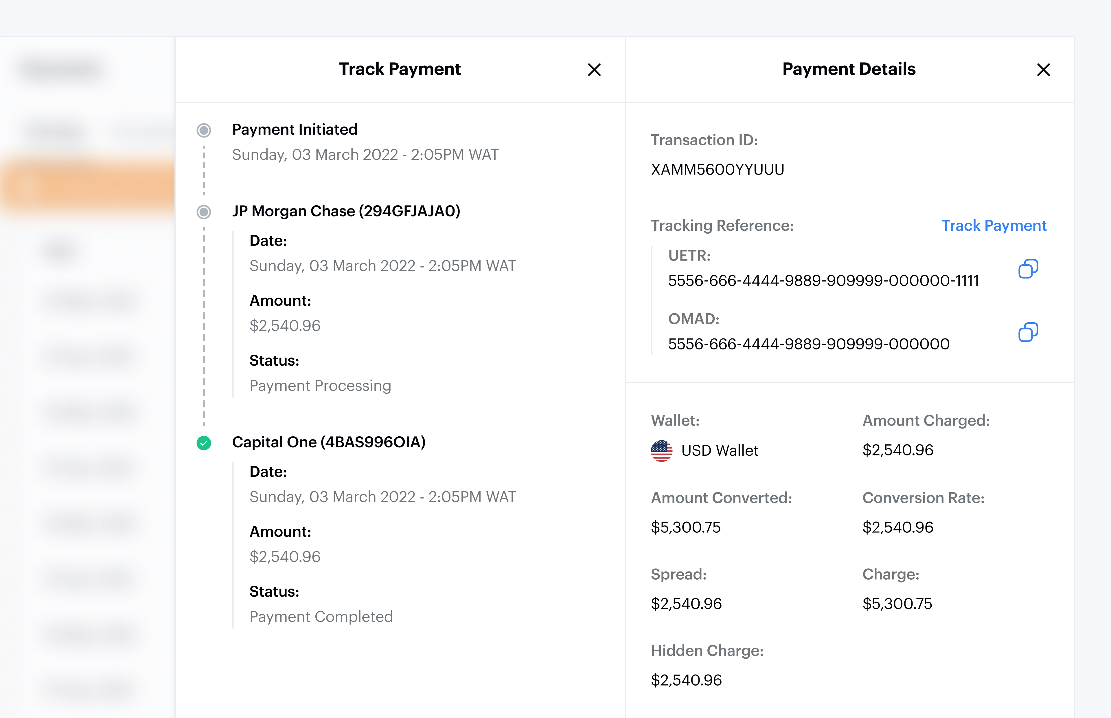 Payment tracking and verification