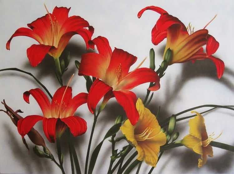 Red and Yellow Day Lilies.jpg