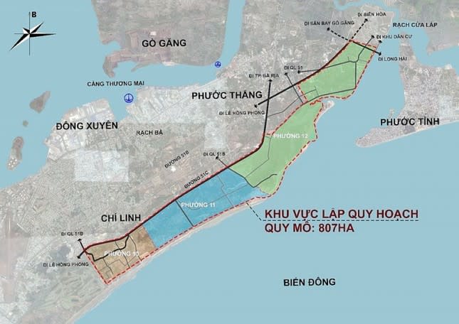 Bà Rịa - Vũng Tàu: Xây đô thị du lịch cao cấp gần 94ha tại khu Chí Linh - Cửa Lấp - Ảnh 1. Bà Rịa - Vũng Tàu: Xây đô thị du lịch cao cấp gần 94ha tại khu Chí Linh - Cửa Lấp - Ảnh 1.
