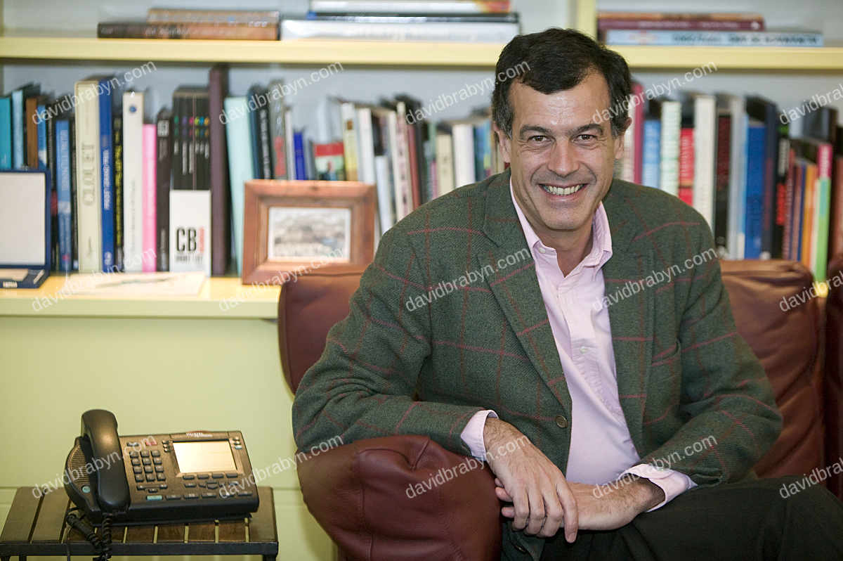 Portrait of Henri Giscard d'Estaing, CEO of Club Med in Paris, France, 12 November 2007