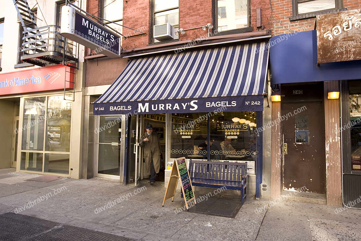Murray's Bagels store on 8th Avenue in New York.