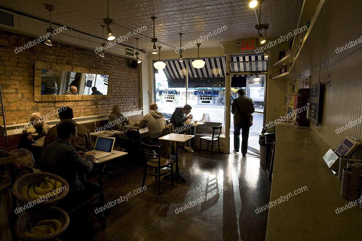 Murray's Bagels store on 8th Avenue in New York.