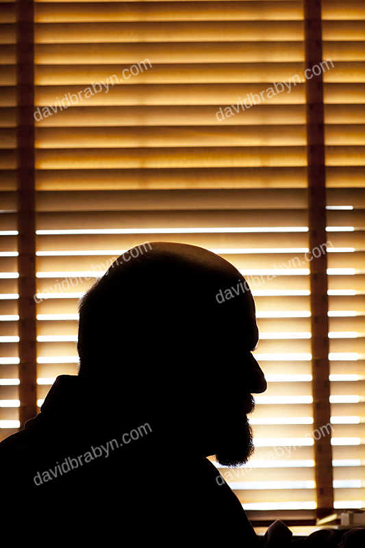 Crime novelist Lawrence Block in his New York apartment, 27 July 2011.