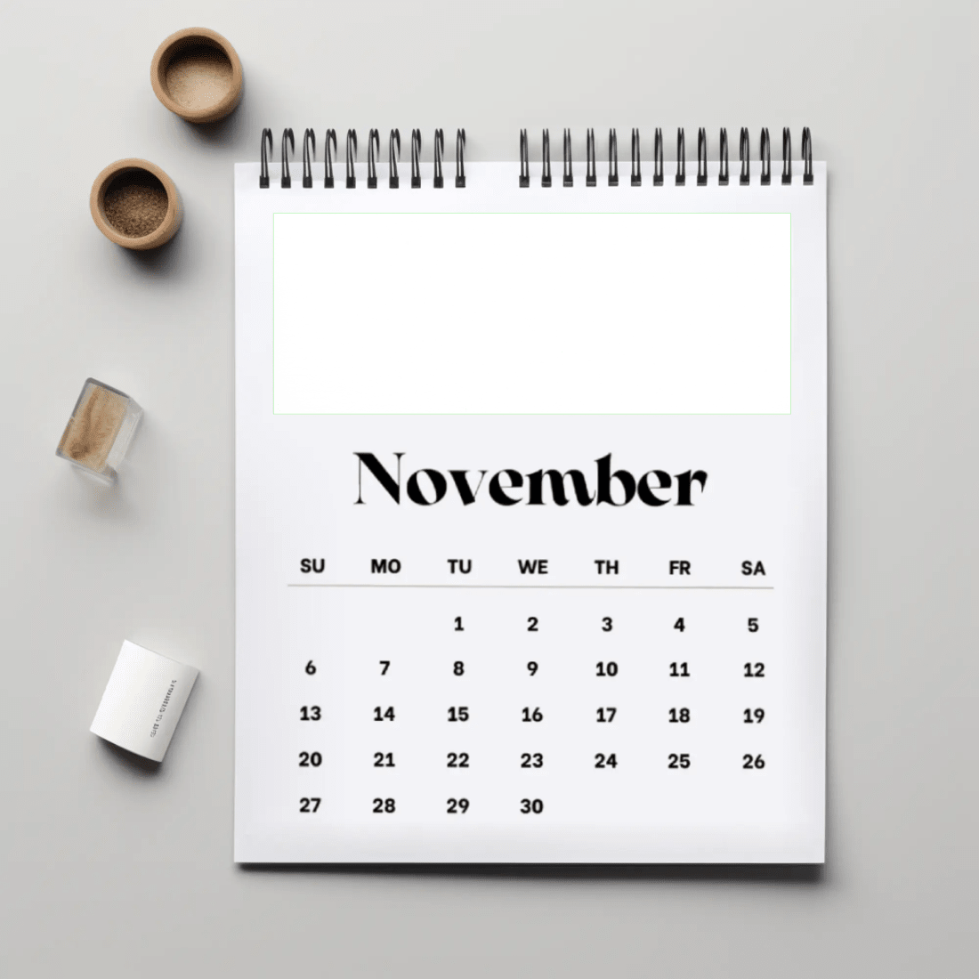 Calendar 1 mockup preview