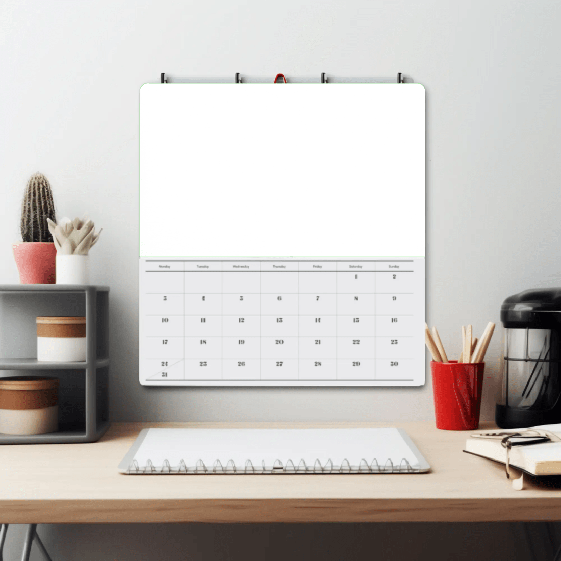 Calendar 5 mockup preview