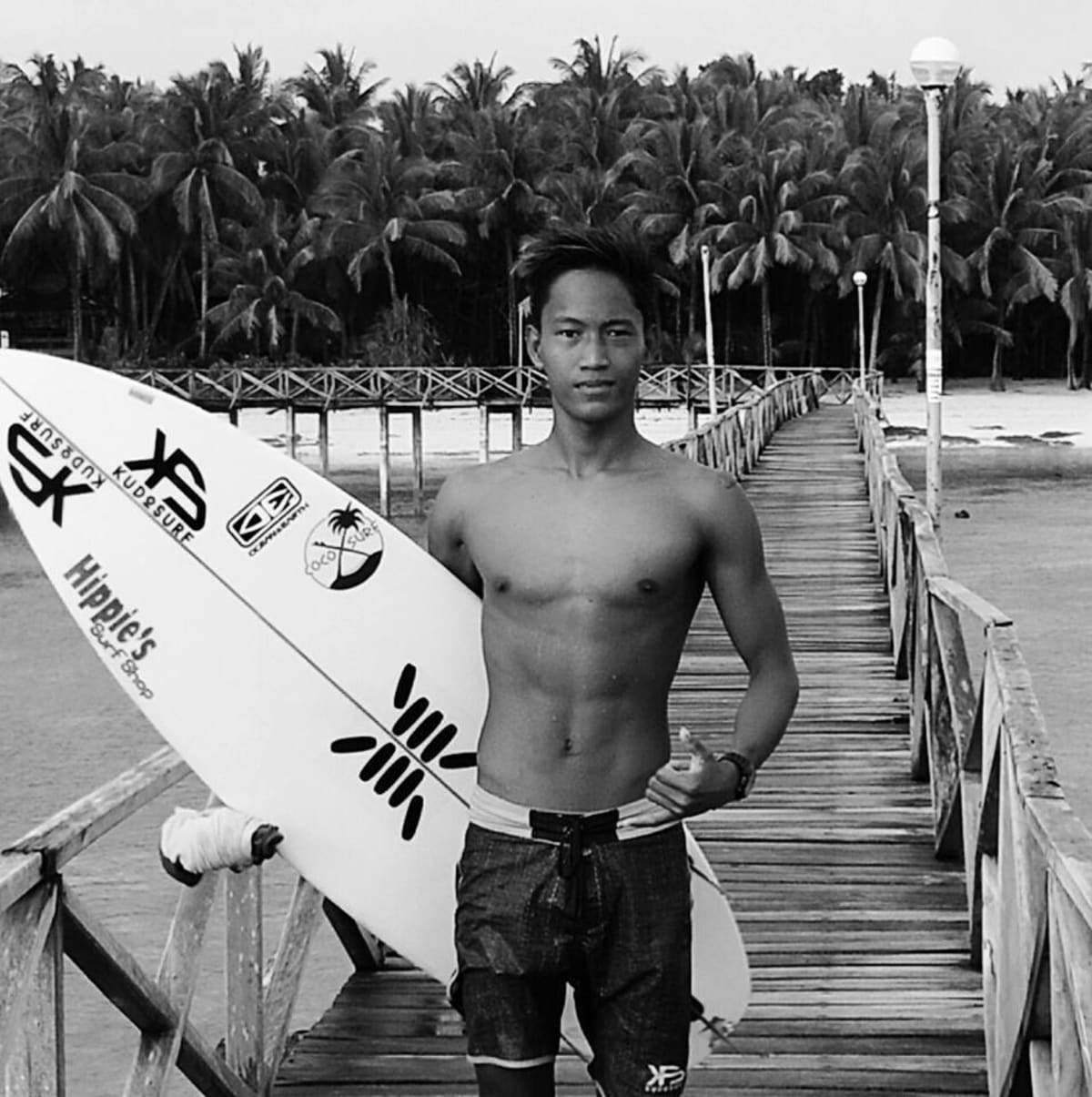 Eduardo Alciso Dizon, surf coach