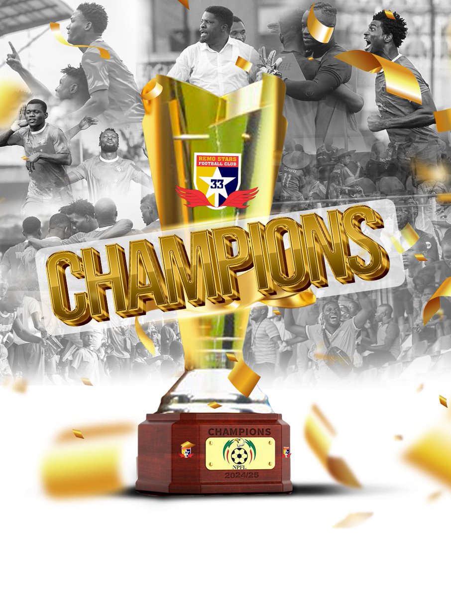 SPORTS: PRESIDENT TINUBU CONGRATULATES REMO STARS ON HISTORIC FOOTBALL LEAGUE VICTORY